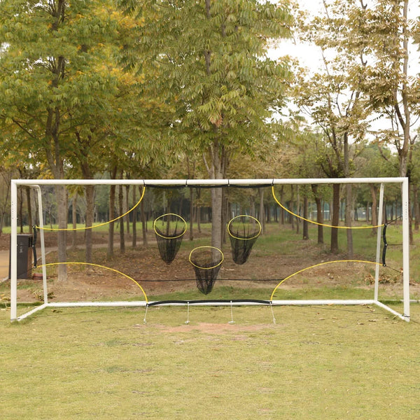 Soccer Goal Shooting Accuracy Training Tool (Multi-target Soccer Training Net 5 7 11 size)